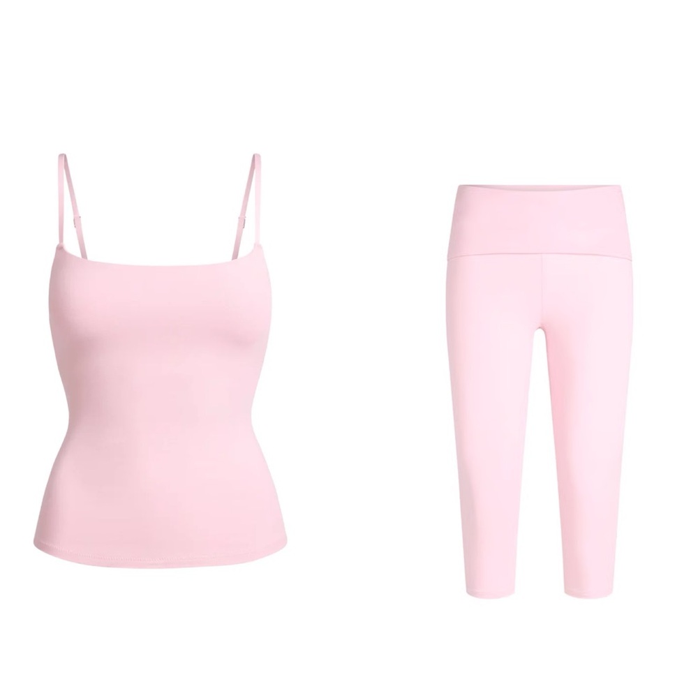 Skims Cotton Jersey Set in Halite